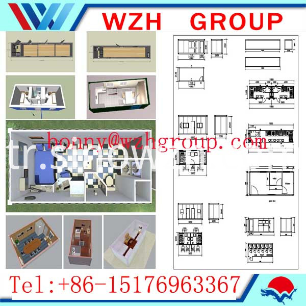 20ft konteyner ev 20ft container house